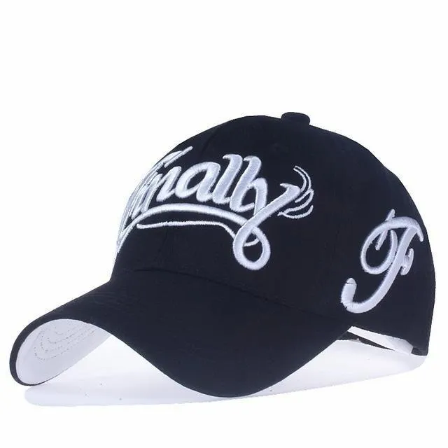 100% Cotton Letter Embroidery Casual Snapback Unisex Baseball Cap