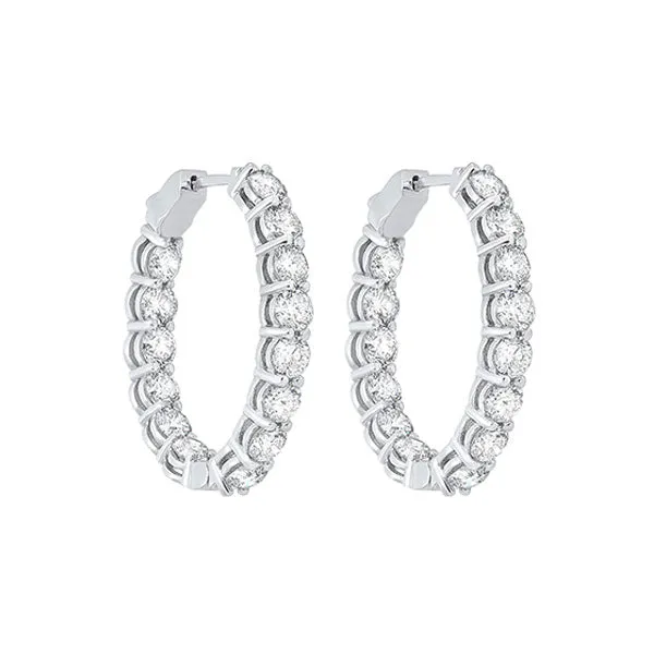 14KT WHITE GOLD DIAMOND (6CTW) EARRING