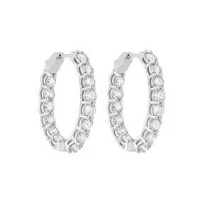 14KT WHITE GOLD DIAMOND (6CTW) EARRING