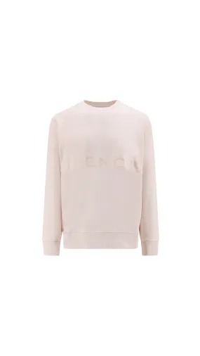 4G Slim Fit Sweatshirt in Cotton Fleece - Peachy