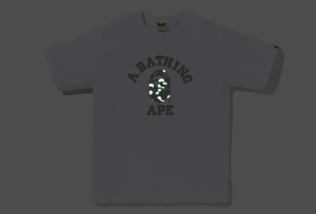 A BATHING APE  |Crew Neck Unisex Street Style Cotton Short Sleeves Logo