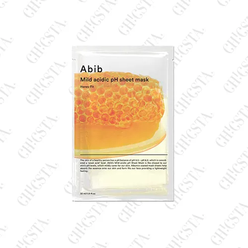 Abib Mild Acidic PH  Sheet Mask Honey Fit - 10 Sheets