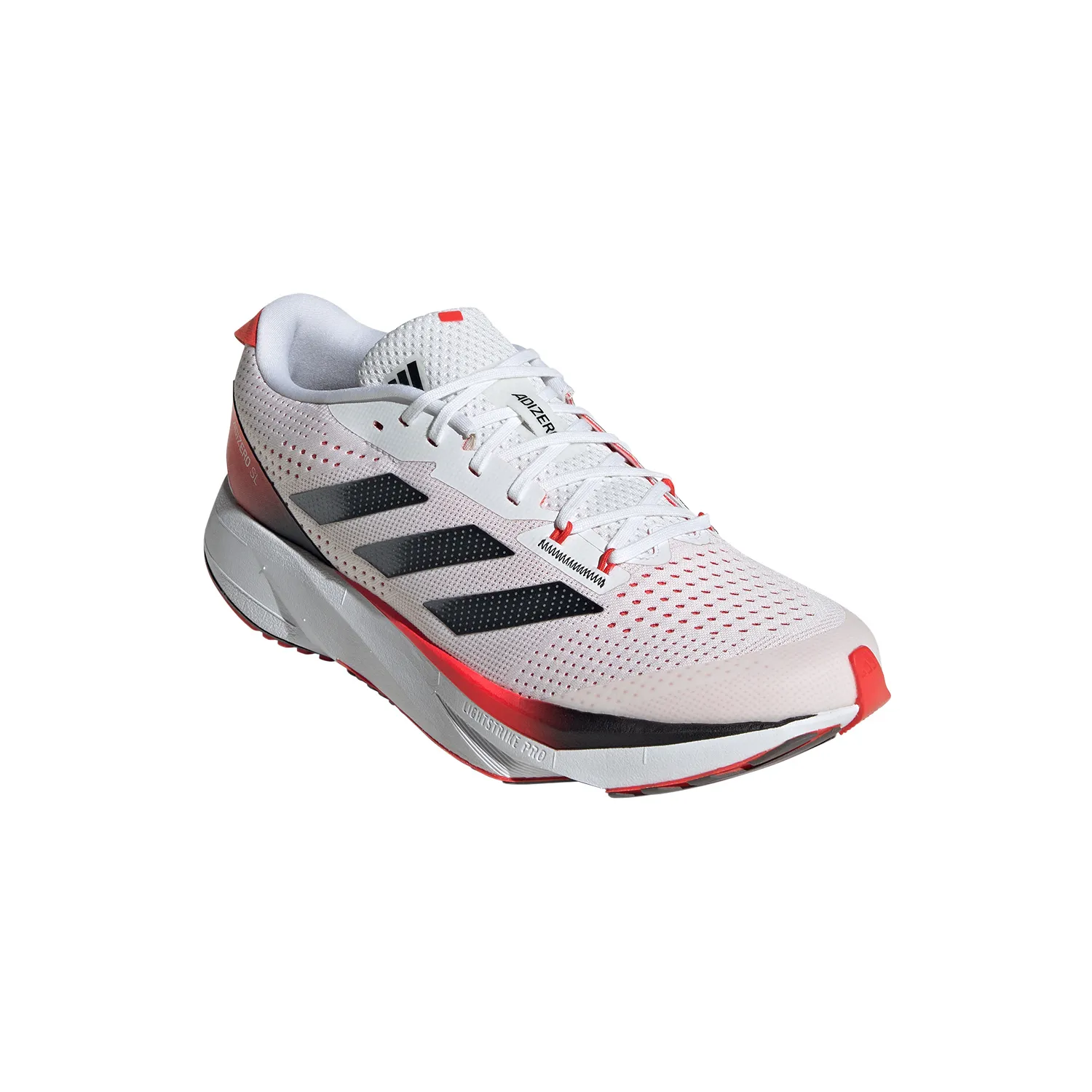 adidas adizero SL  Cloud White/Core Black/Bried Red