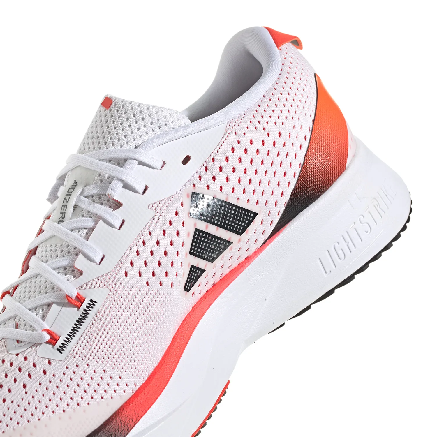 adidas adizero SL  Cloud White/Core Black/Bried Red