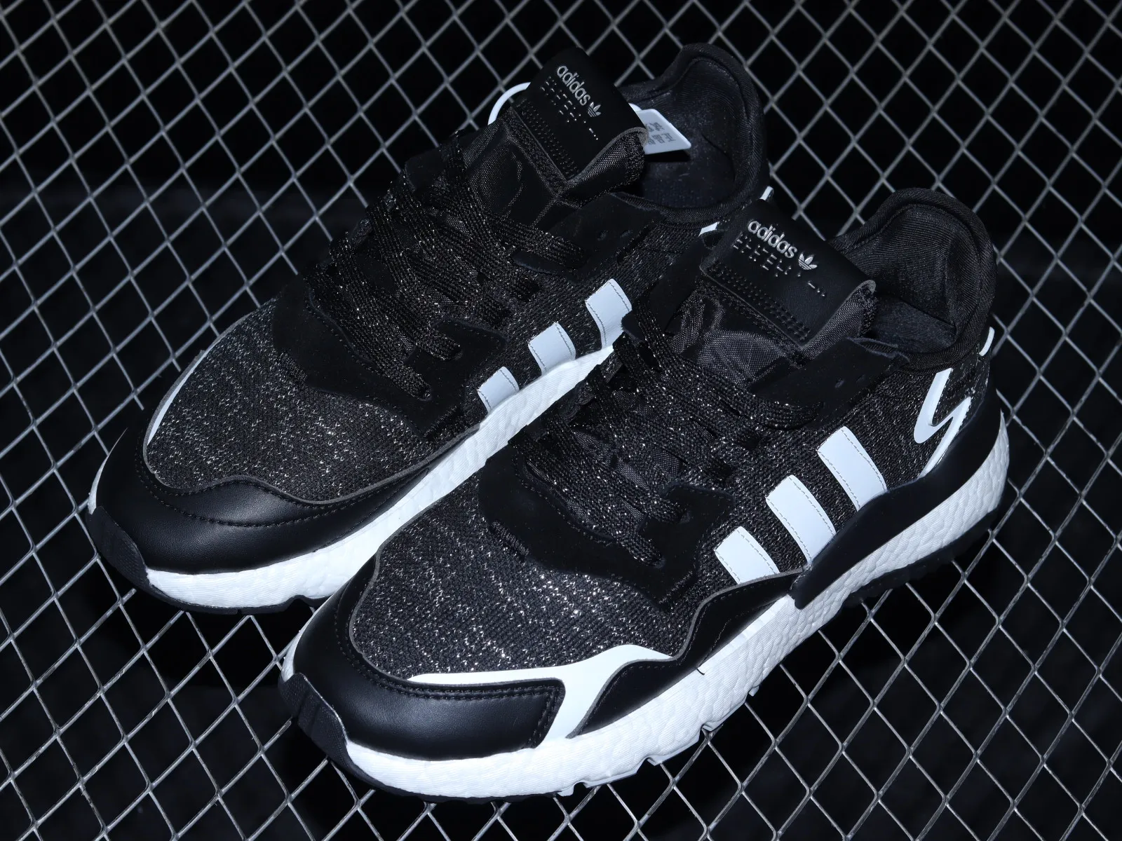 Adidas Nite Jogger Boost Core Black Cloud White FW6716