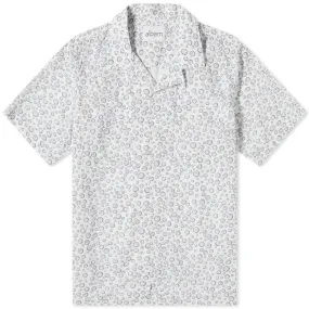 Albam Short Sleeve Sunny Face Vacation ShirtEcru