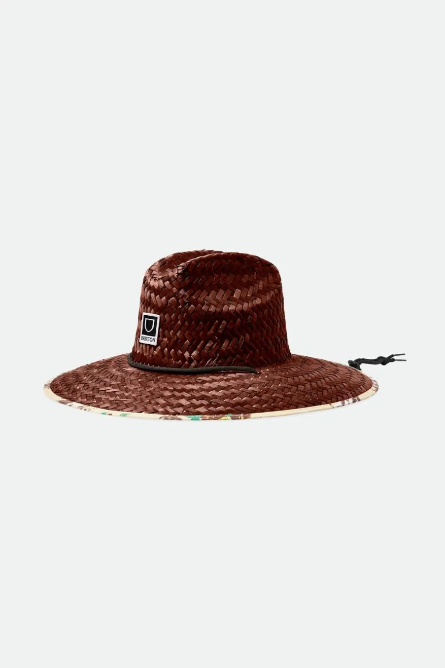 Alpha Square Lifeguard Hat - Dark Earth/Straw