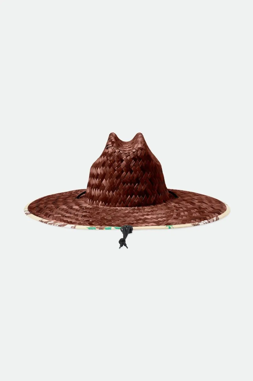 Alpha Square Lifeguard Hat - Dark Earth/Straw