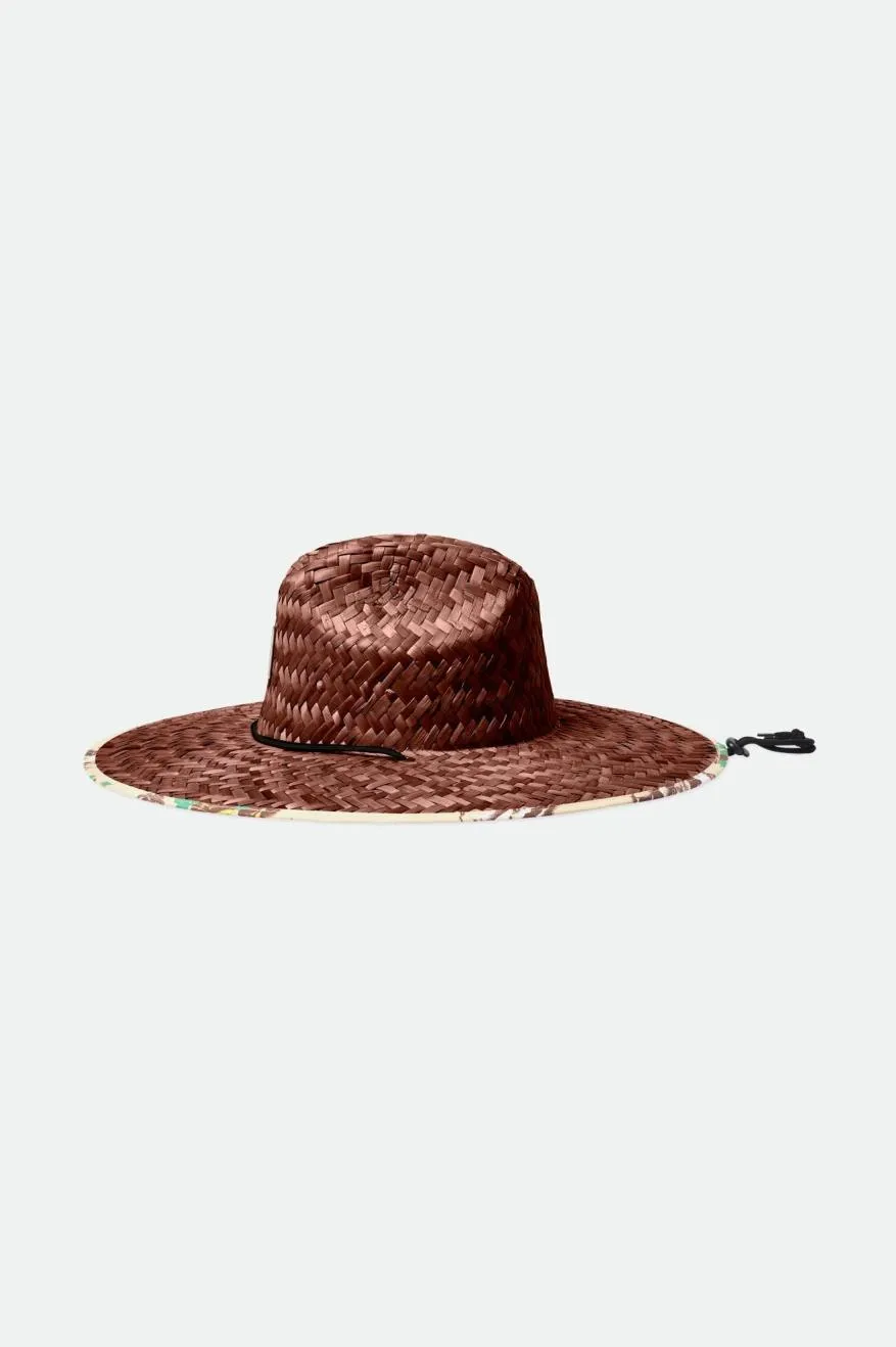 Alpha Square Lifeguard Hat - Dark Earth/Straw