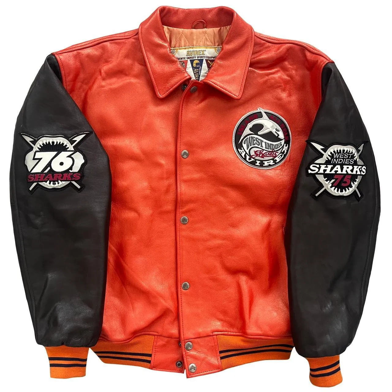 Avirex Leather Varsity Jacket