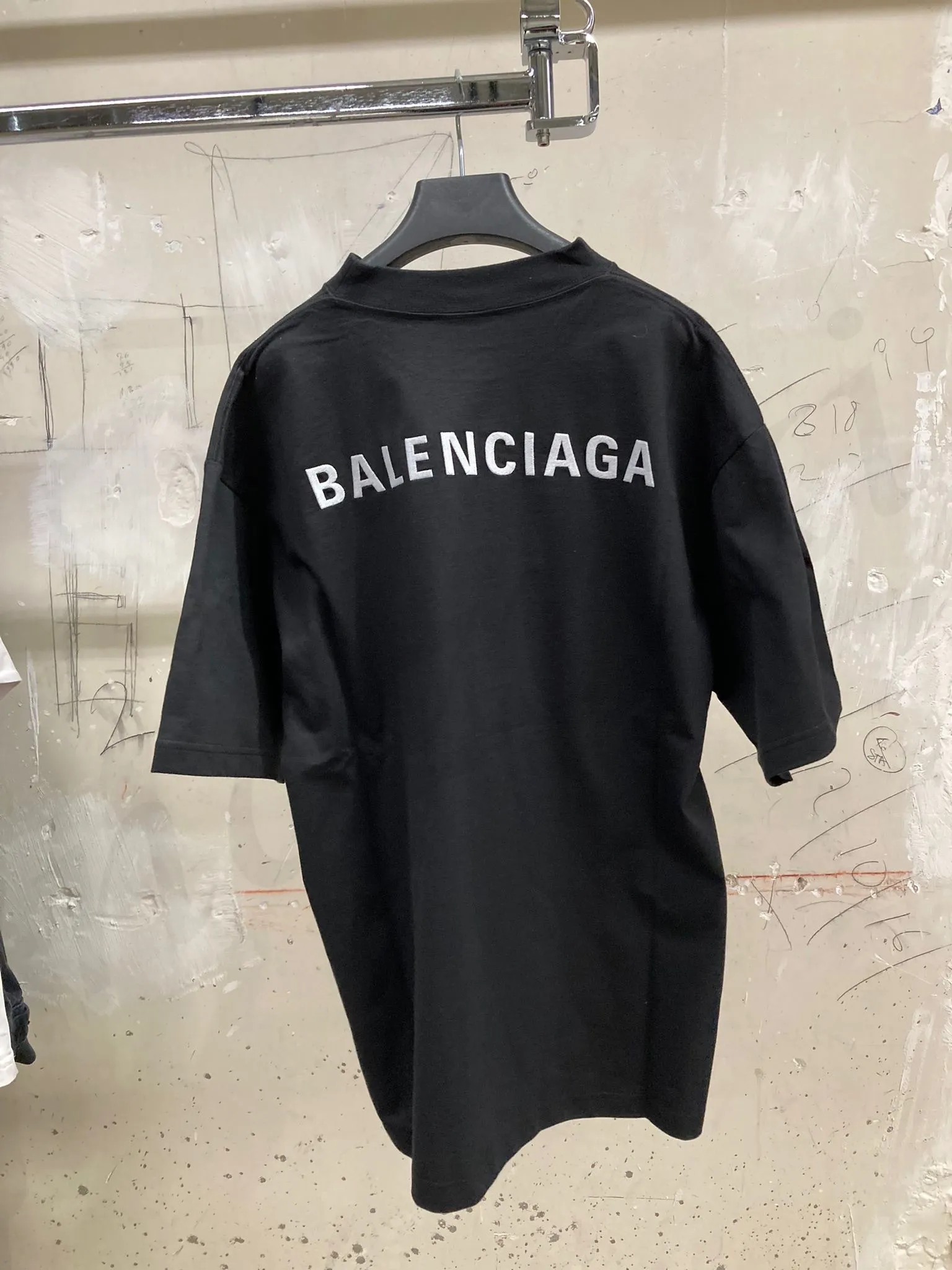 BALENCIAGA  |Crew Neck Unisex Cotton Short Sleeves Logo Luxury