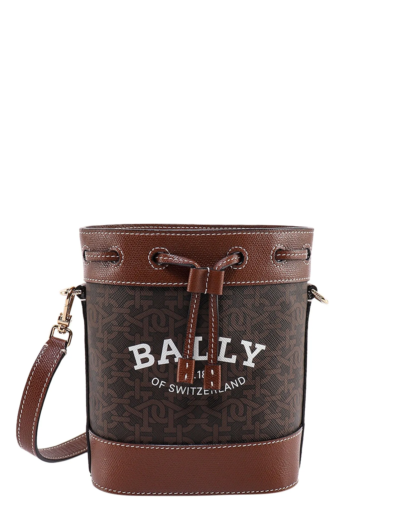 Bally Monogram Print Shoulder Bag