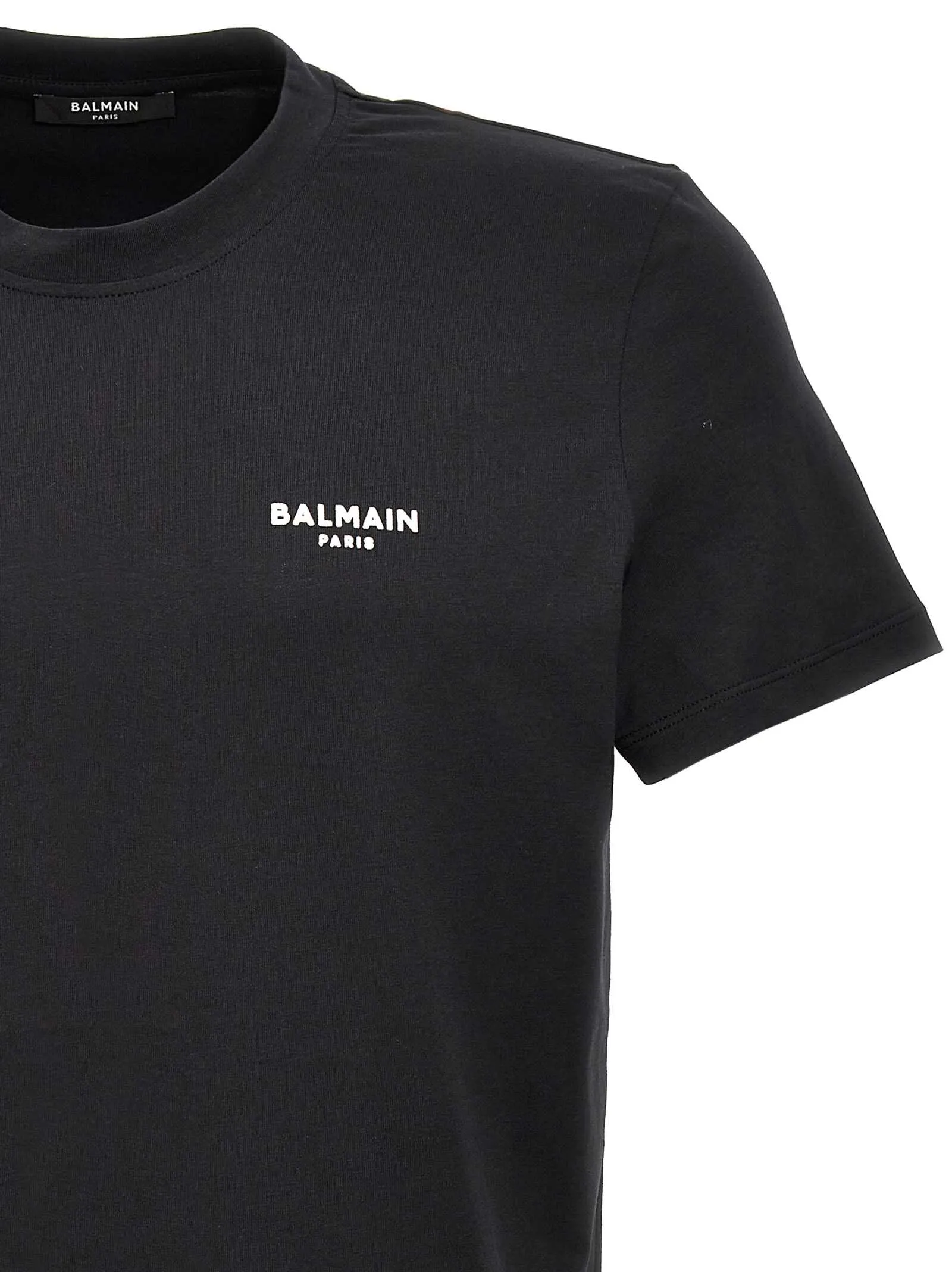 BALMAIN  |Balmain Flocked logo T-shirt