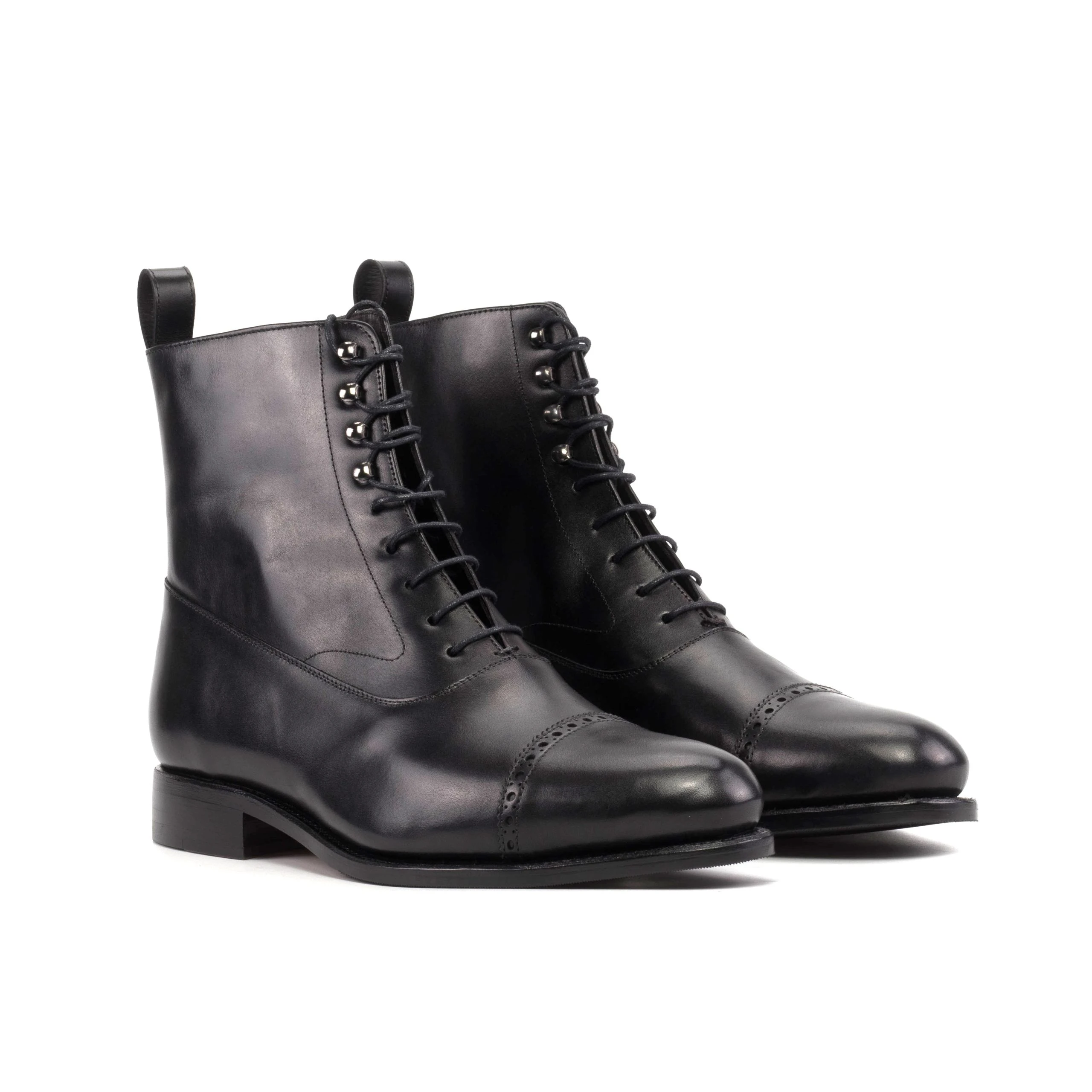 		Black Balmoral Boots	