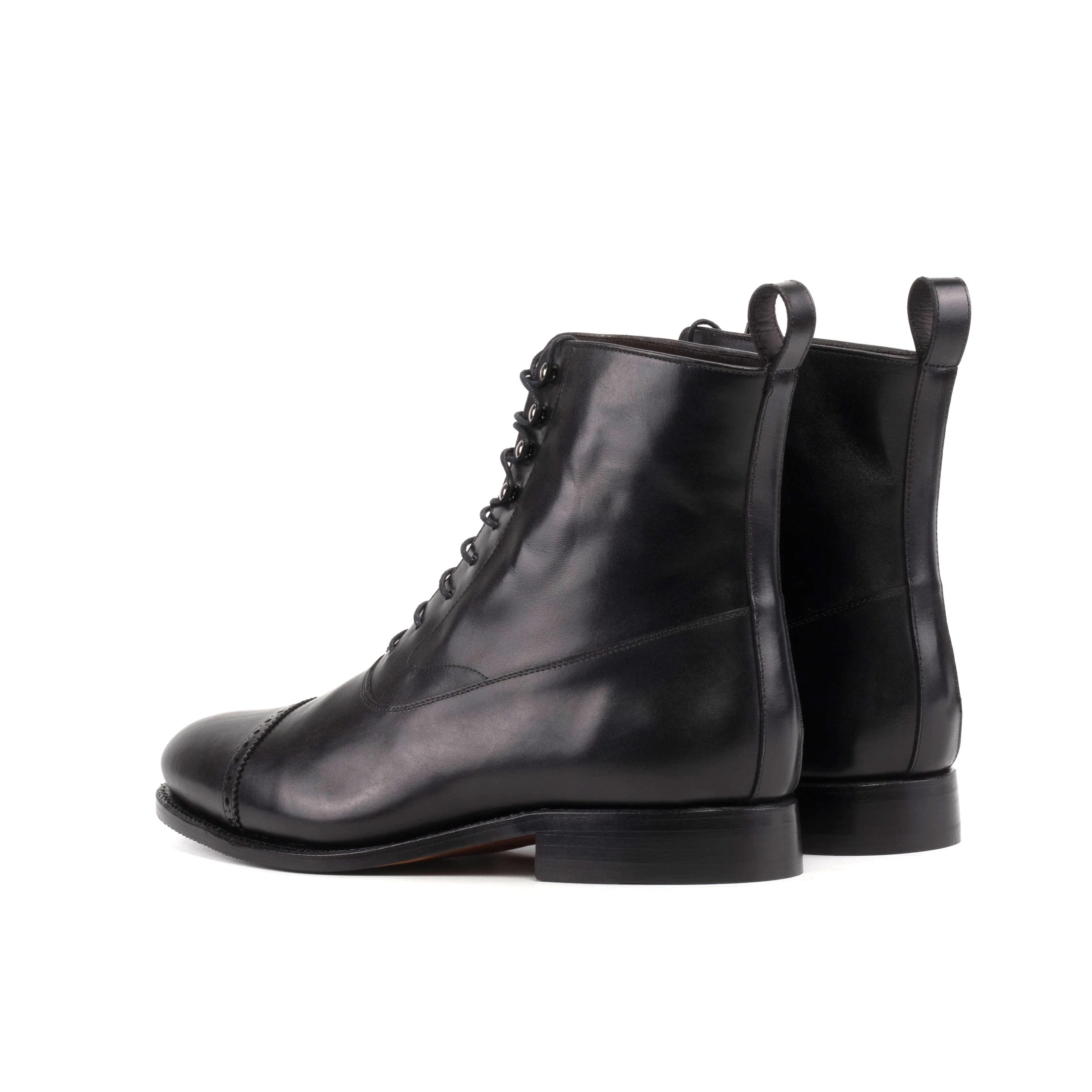 		Black Balmoral Boots	