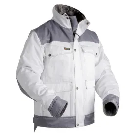 Blaklader 4865 Painters Lined Jacket White Grey