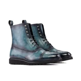 		Blue Balmoral Boots	