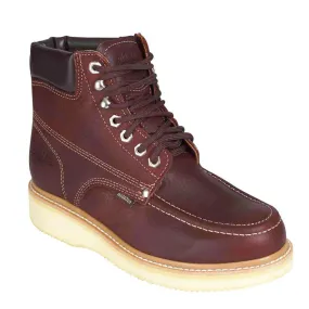 Brown Men's 6 Moc Toe Work Boots