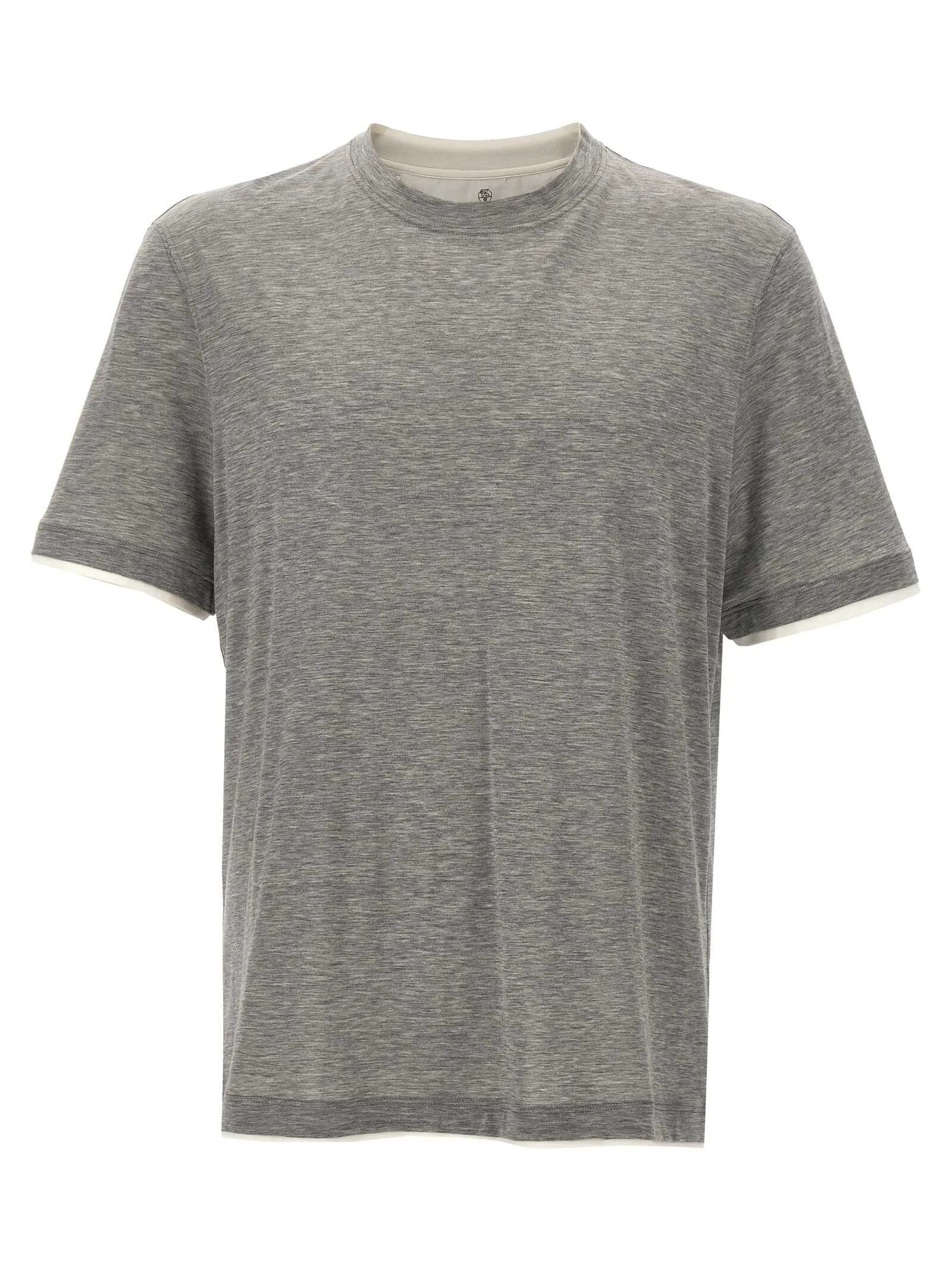 BRUNELLO CUCINELLI  |Brunello Cucinelli Double layer t-shirt