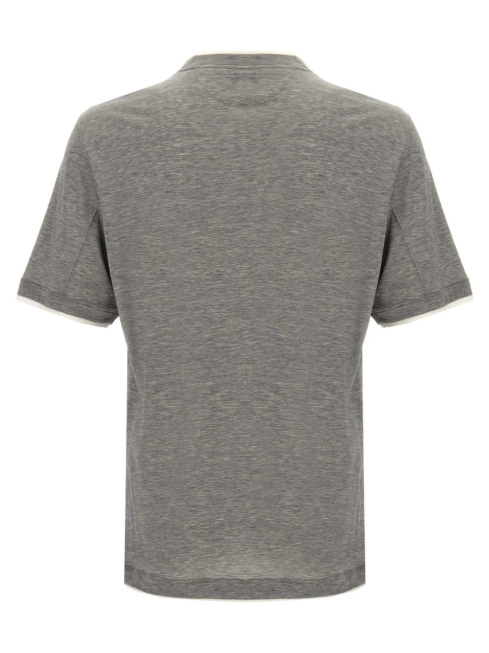 BRUNELLO CUCINELLI  |Brunello Cucinelli Double layer t-shirt