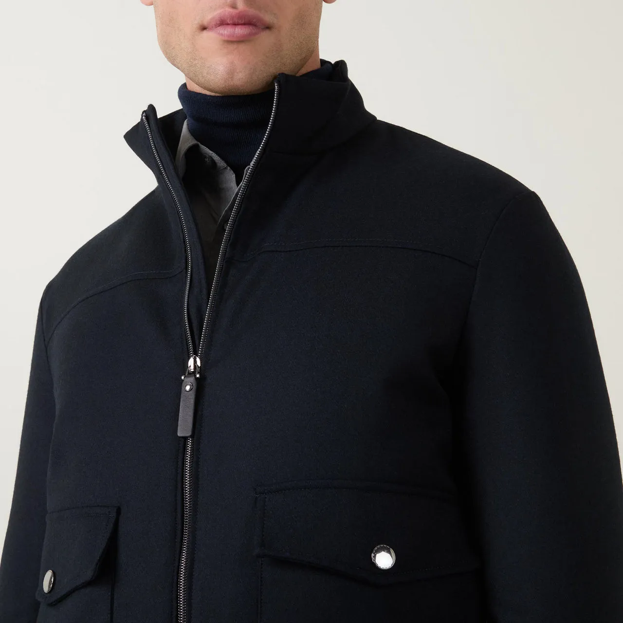 CANALI Blouson Casual Jacket - Navy