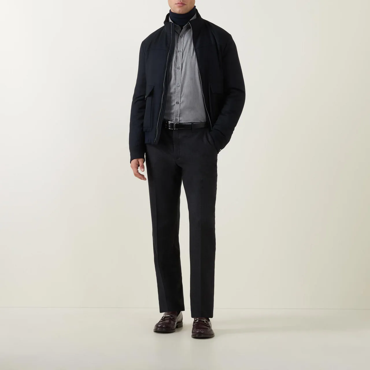 CANALI Blouson Casual Jacket - Navy