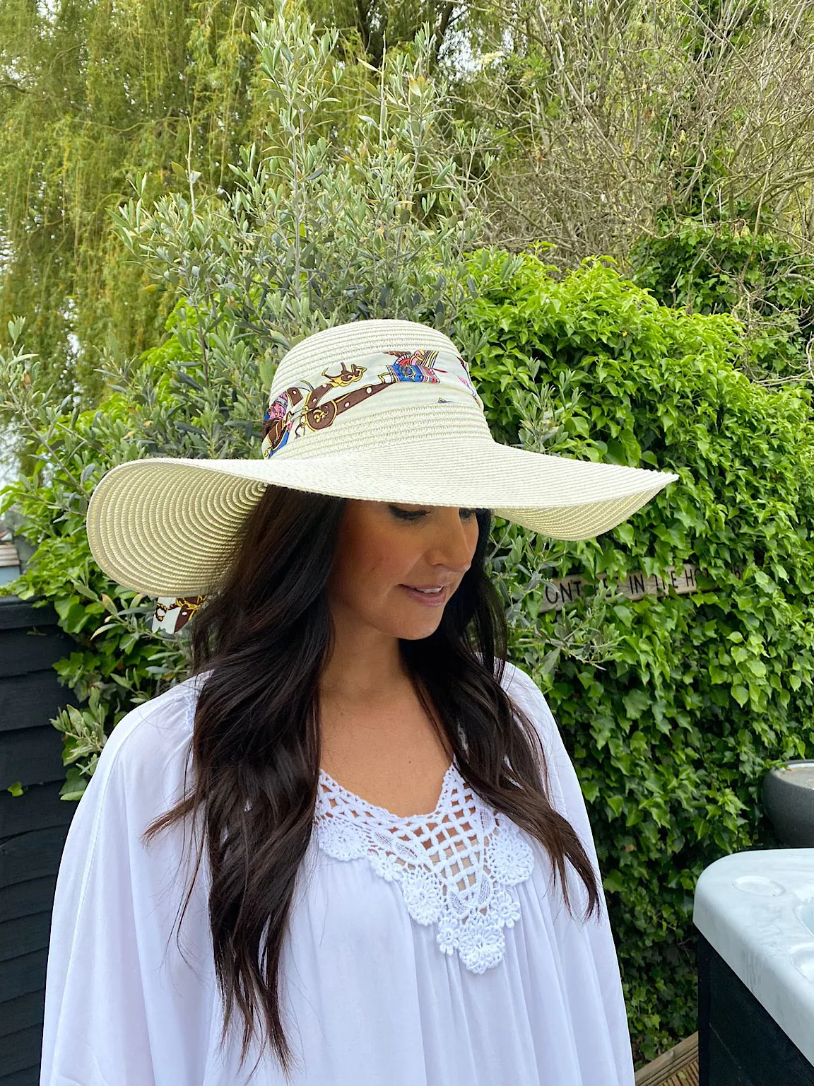 Chain Buckle Wrap Crochet Hats Kaitlin