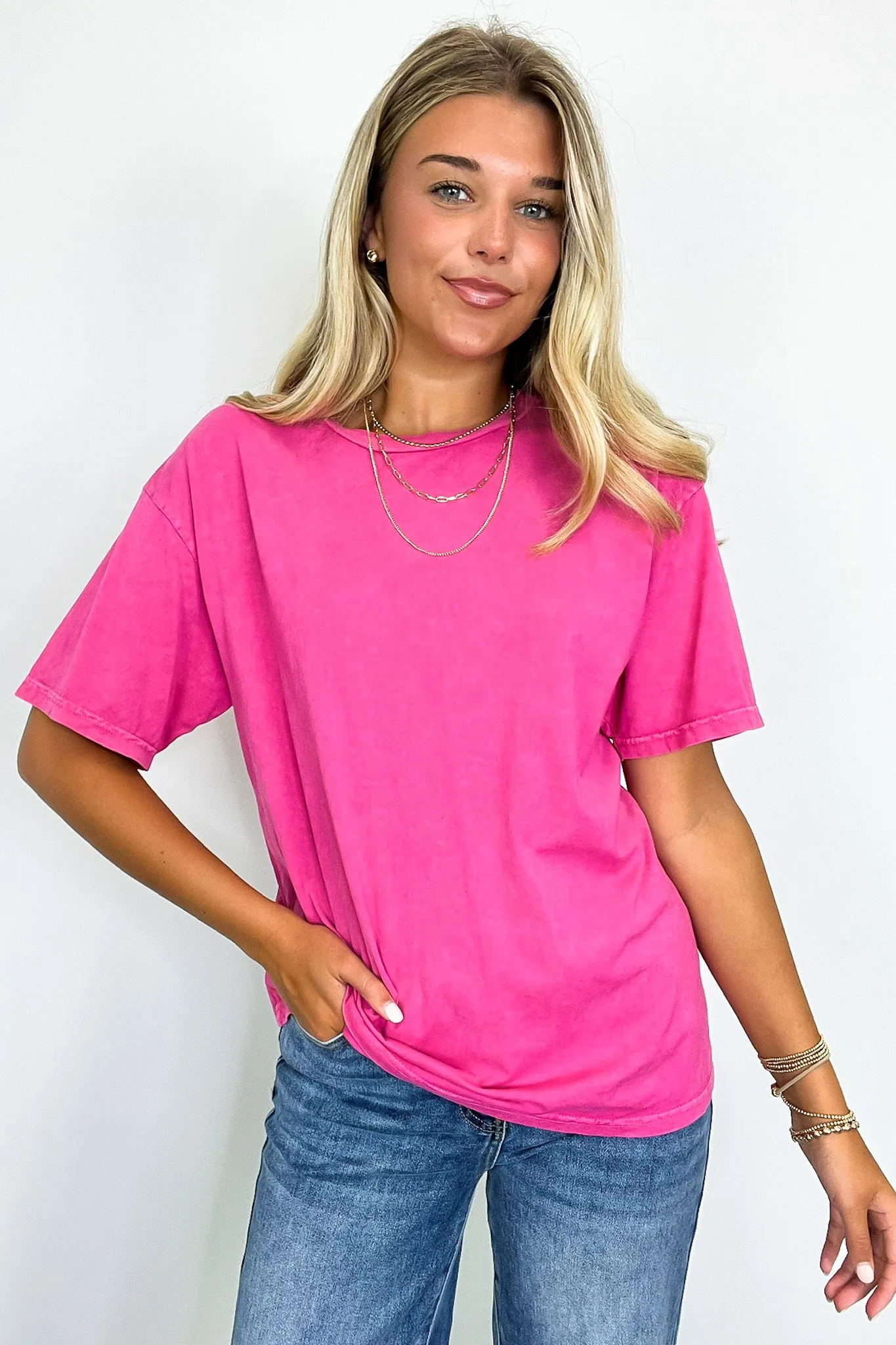 Charlena Mineral Wash Top