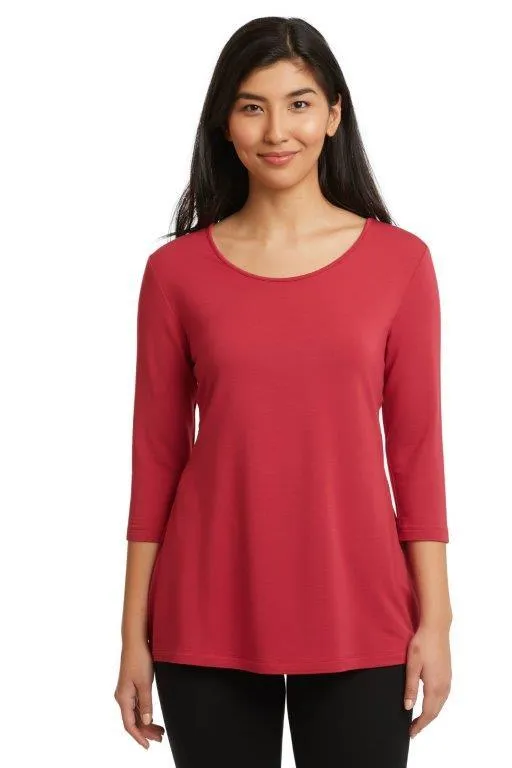 Cherry 3/4 Sleeve Top