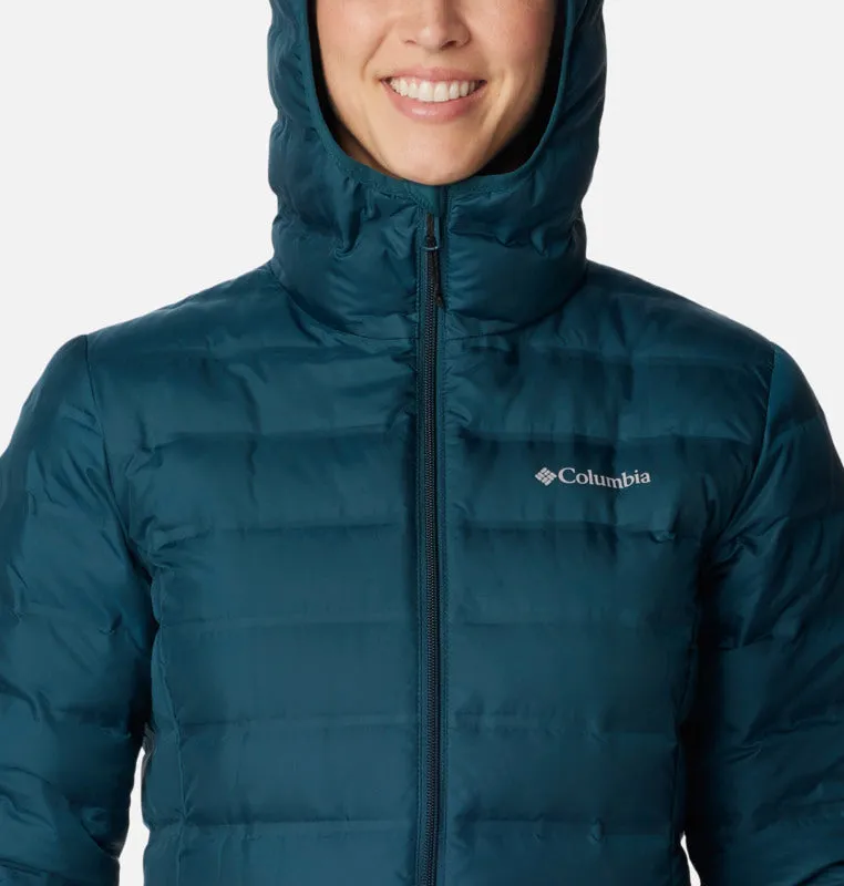 Columbia Womens Lake 22 Down Long Hooded Jacket