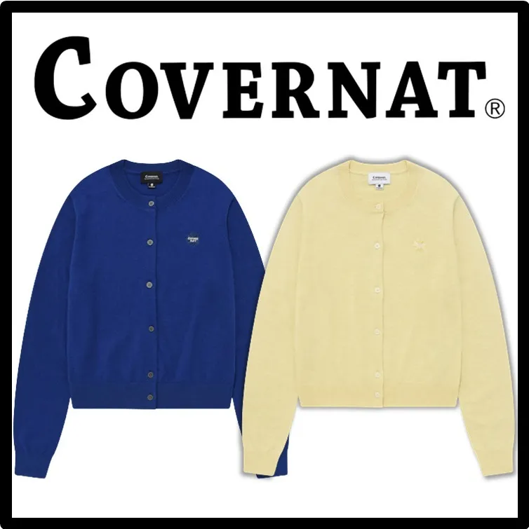 COVERNAT  |Casual Style Logo Cardigans