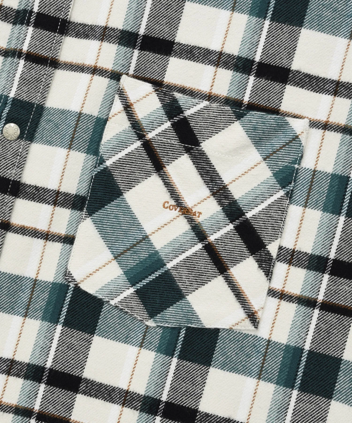 COVERNAT  |[COVERNAT]★PEACH TWILL CHECK SHIRT