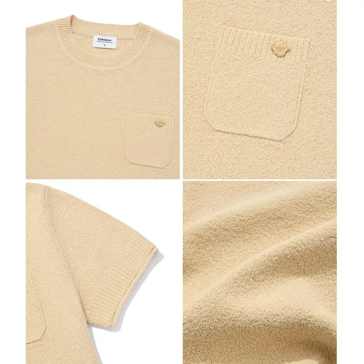 COVERNAT  |Crew Neck Casual Style Street Style U-Neck Plain