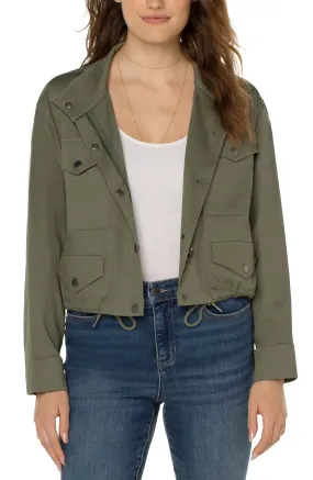 Cropped Cargo Jacket