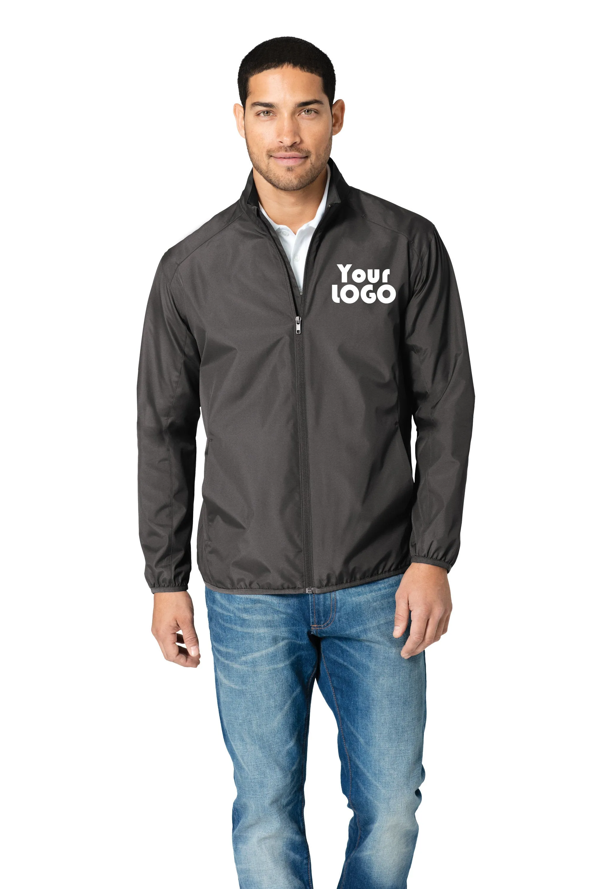 Custom Embroidered Men's Zephyr Full-Zip Golf Jacket - Personalized For You - Artwork Embroidery, Text, or Monogram, Max Size: 4