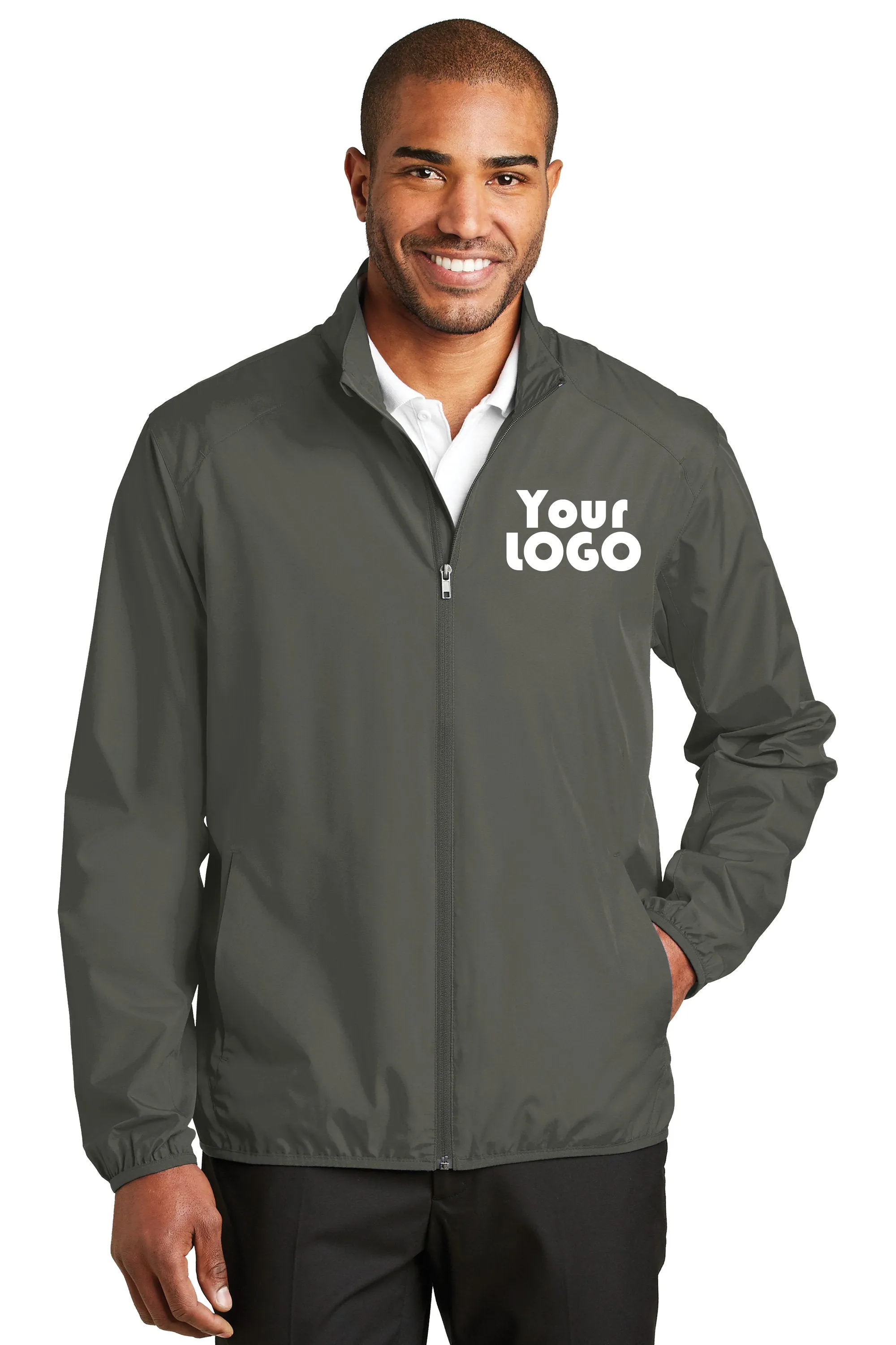 Custom Embroidered Men's Zephyr Full-Zip Golf Jacket - Personalized For You - Artwork Embroidery, Text, or Monogram, Max Size: 4