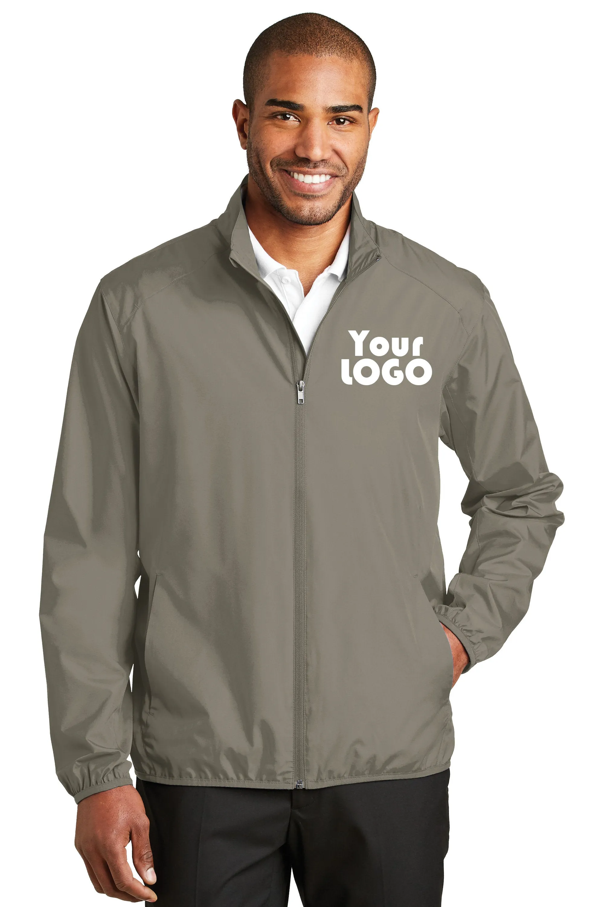 Custom Embroidered Men's Zephyr Full-Zip Golf Jacket - Personalized For You - Artwork Embroidery, Text, or Monogram, Max Size: 4