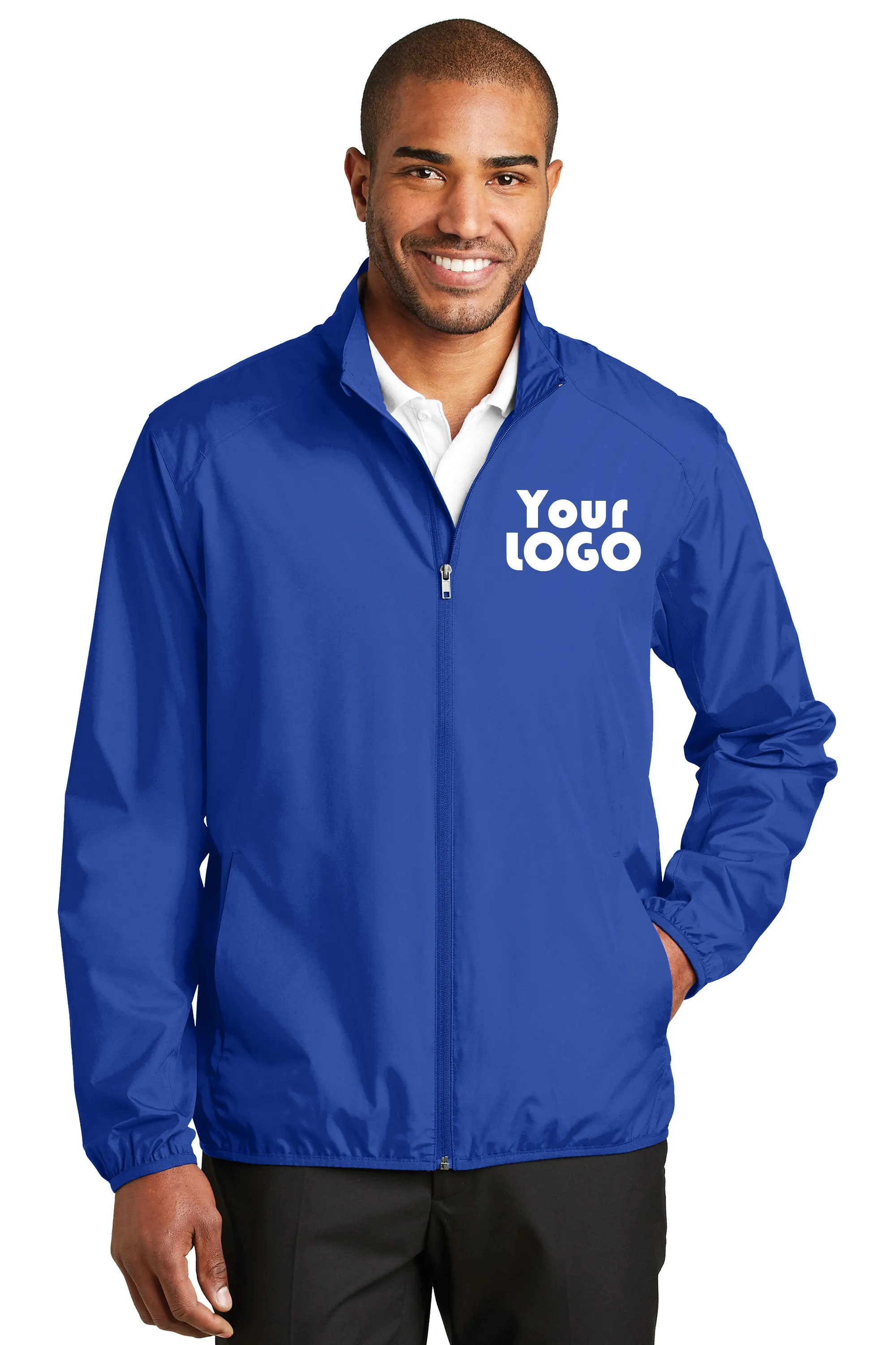 Custom Embroidered Men's Zephyr Full-Zip Golf Jacket - Personalized For You - Artwork Embroidery, Text, or Monogram, Max Size: 4