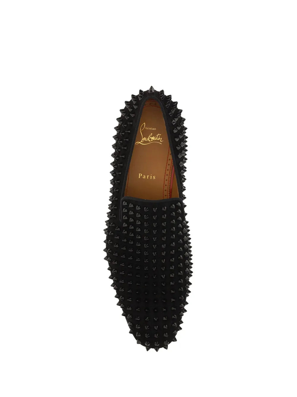 Dandelion Spikes Loafers in Suede - Black