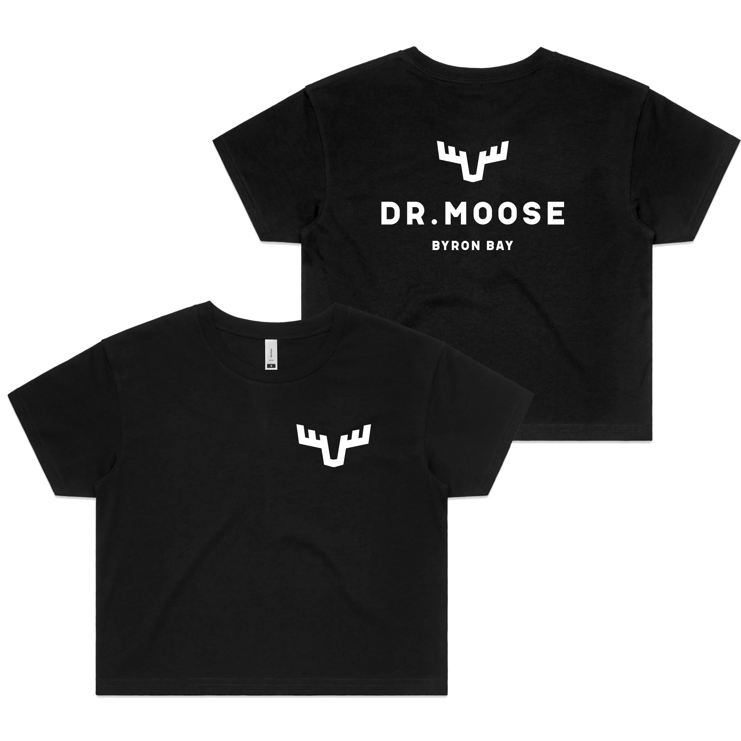 Dr. Moose Antlers Black Crop