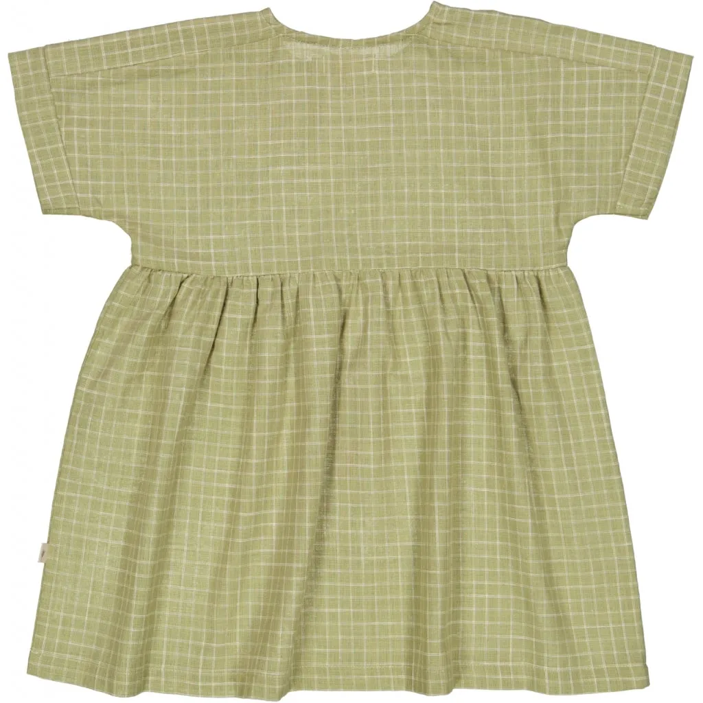 Dress Frances - green check