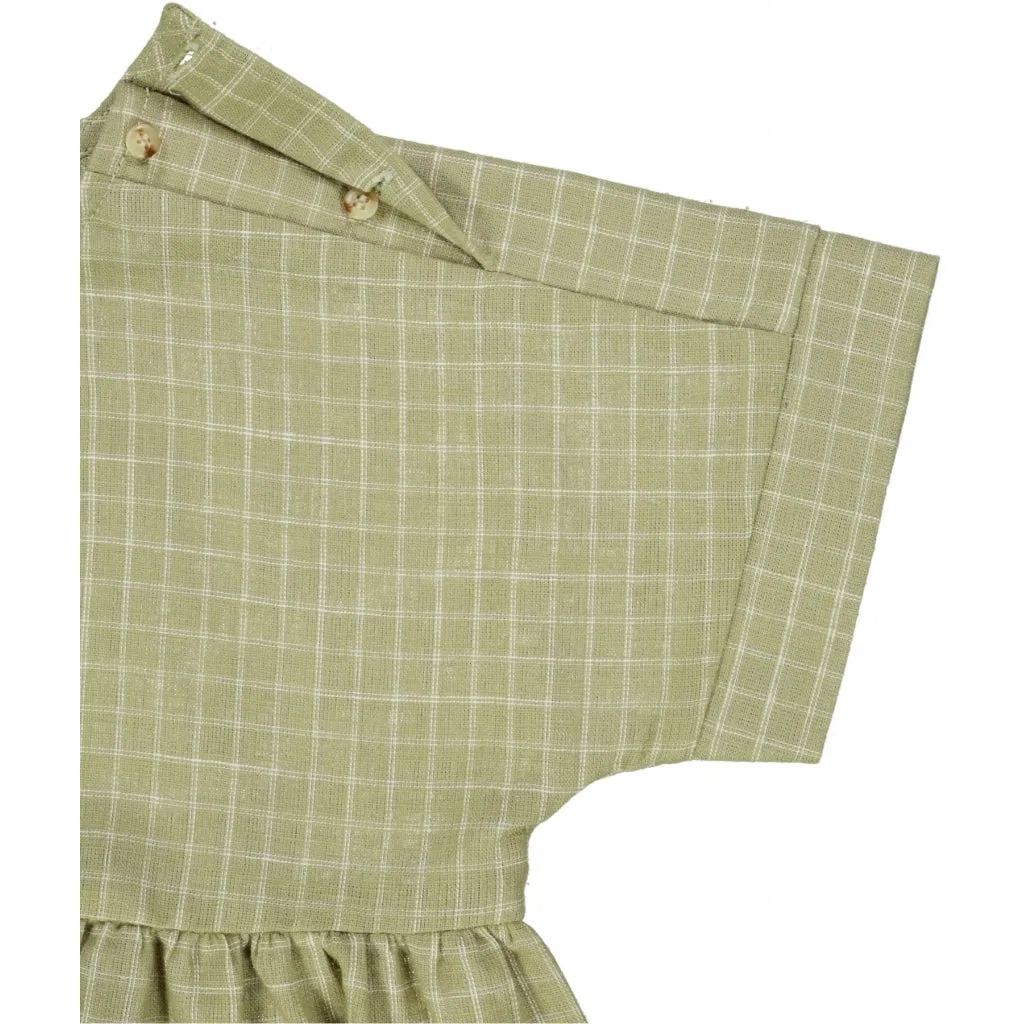 Dress Frances - green check