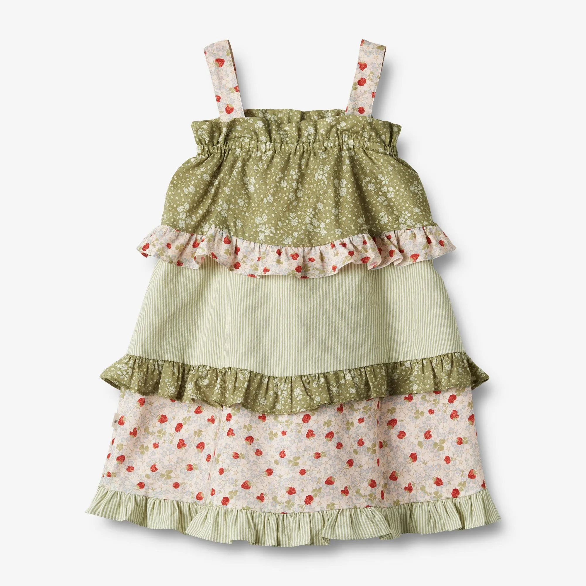 Dress Leah - green mix