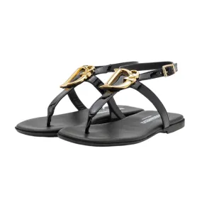 Dsquared2 Sandal Logo Strap Black