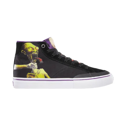 Emerica Skateboard Shoes Omen Hi X Dinosaur Jr Black/Purple Mens