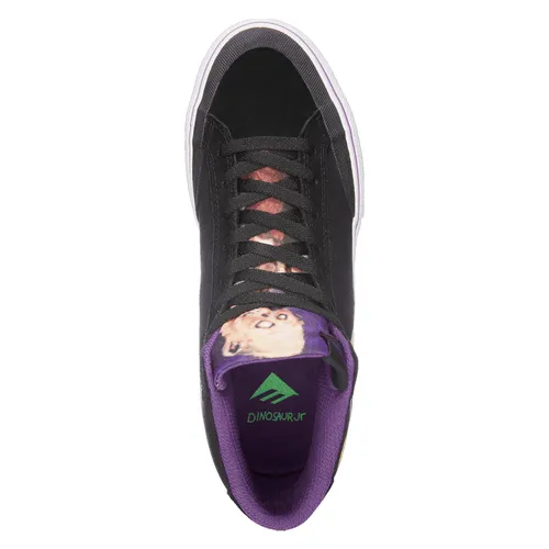 Emerica Skateboard Shoes Omen Hi X Dinosaur Jr Black/Purple Mens