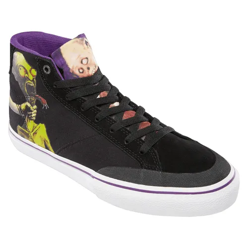 Emerica Skateboard Shoes Omen Hi X Dinosaur Jr Black/Purple Mens