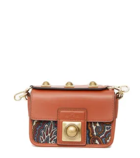 Etro Paisley Jacquard-Print Buckle Detail Shoulder Bag