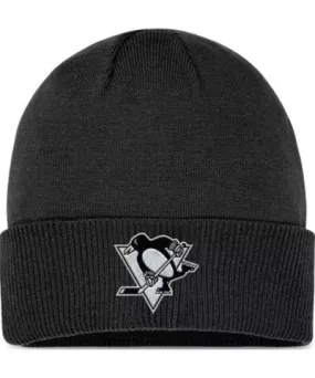 Fanatics Men's NHL Fanatics Pittsburgh Penguins Authentic Pro Road Metallic Cuffed Knit Hat