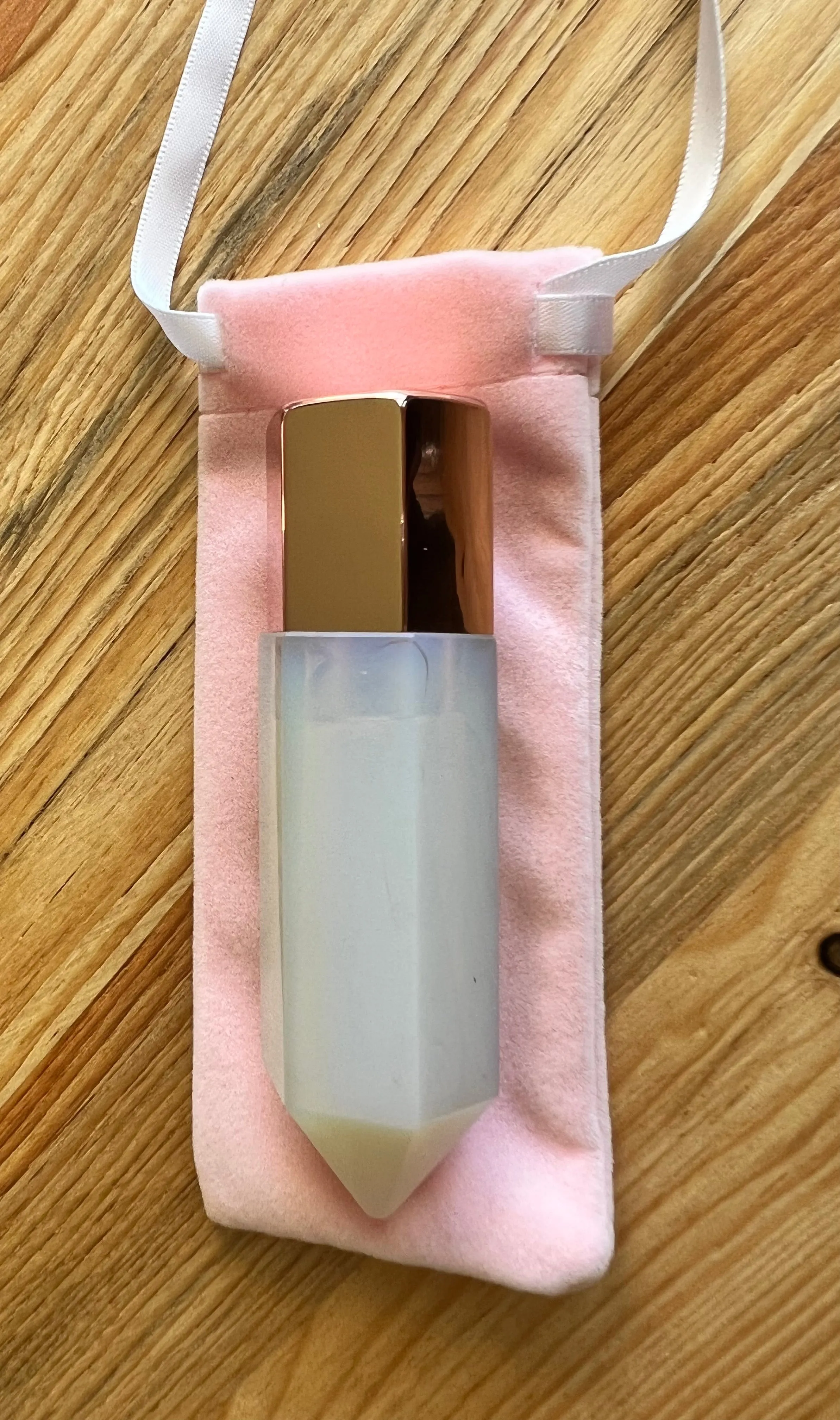 Gemstone Roller Bottle & Gua Sha Facial tool in one